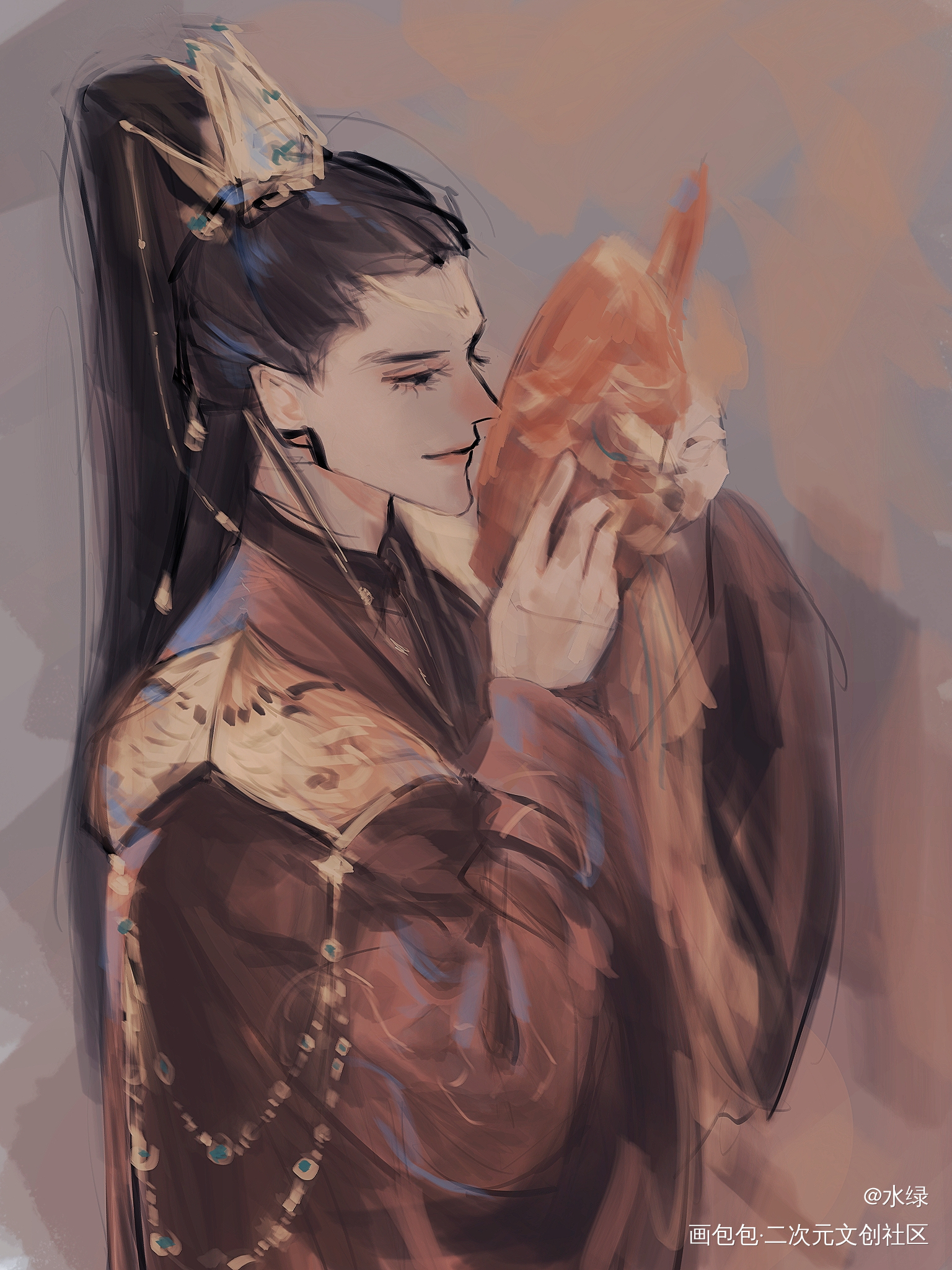 澹台烬_板绘涂罗云熙绘画作品