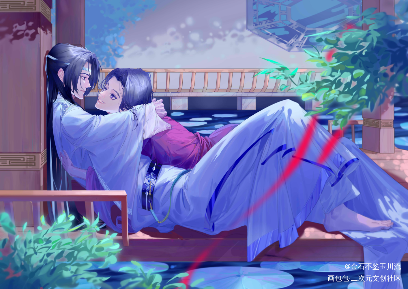 魔道_魔道祖师板绘涂绘画作品
