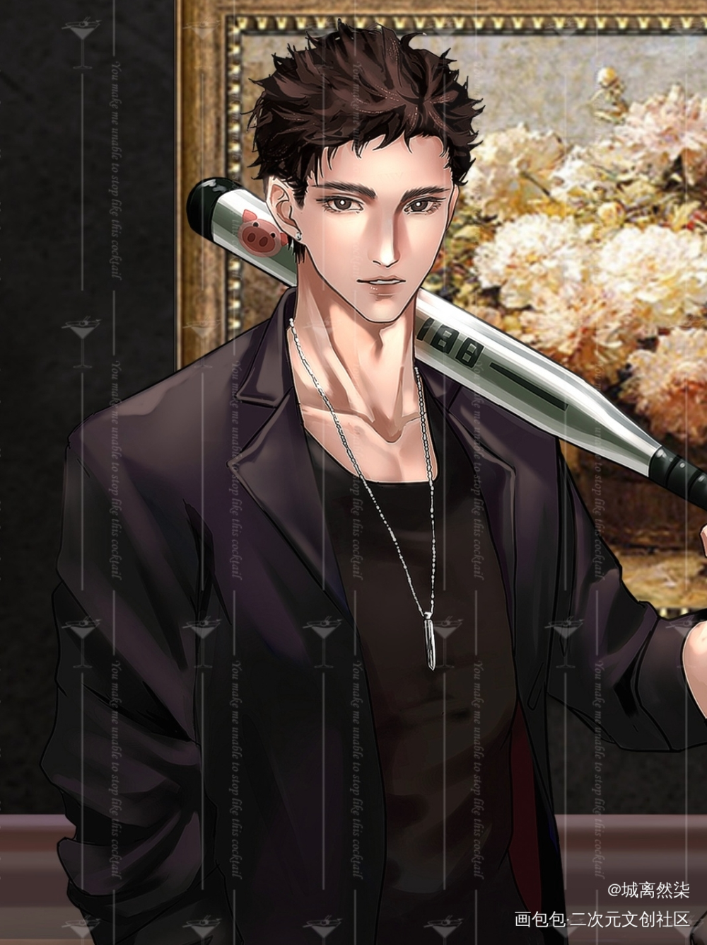 MAFIA_小白杨你却爱着一个傻逼188男团李简俞白白新羽俞风城李玉简隋英绘画作品