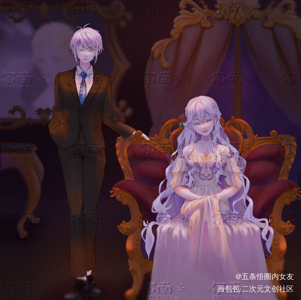 oc_尔南oc绘画作品