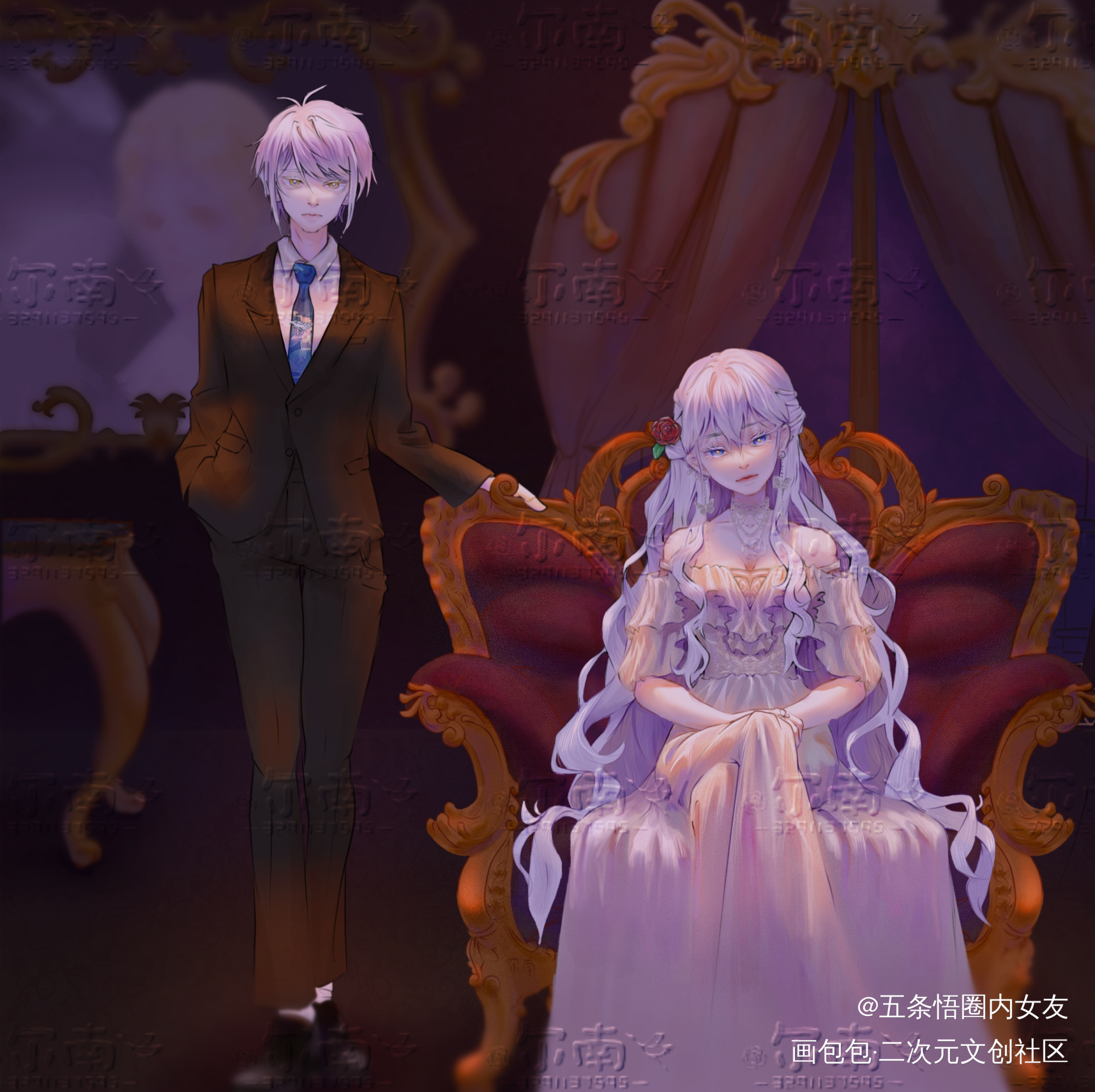 oc_尔南oc绘画作品