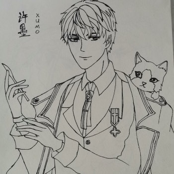 许墨_恋与制作人许墨临摹绘画作品