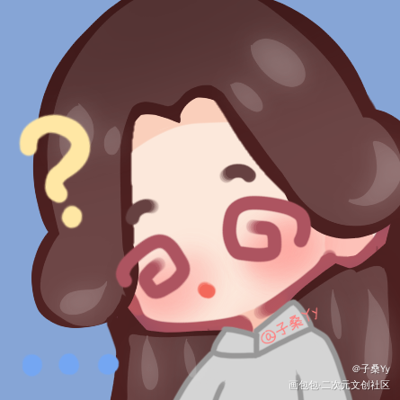 怜怜表情包_天官赐福花怜谢怜平涂Q版绘画作品
