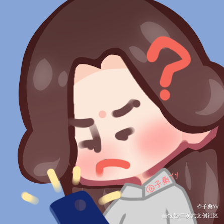 怜怜表情包_天官赐福花怜谢怜平涂Q版墨香铜臭绘画作品