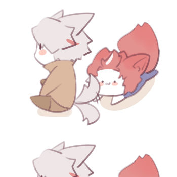 次尾巴～_王者荣耀百里兄弟百里玄策百里守约绘画作品