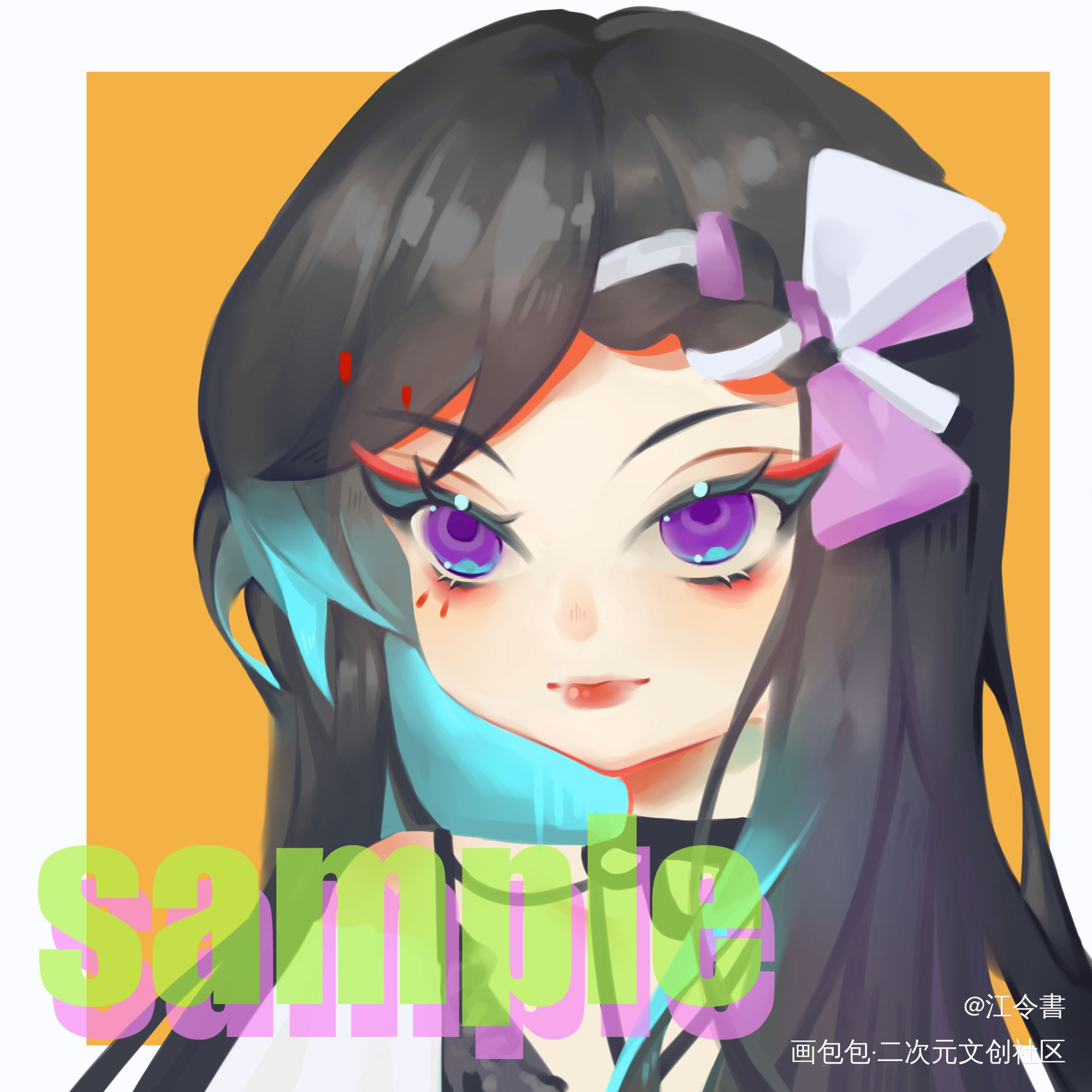 特价40+(๑°3°๑)_平涂绘画作品