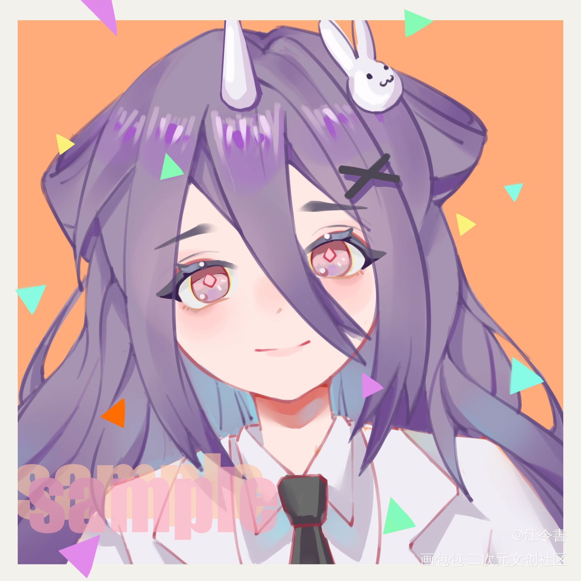 特价40+(๑°3°๑)_平涂绘画作品