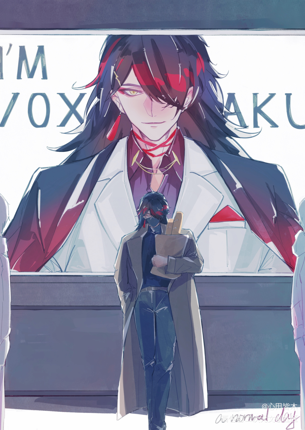 his normal day_luxiemvoxakumaVtuber绘画作品