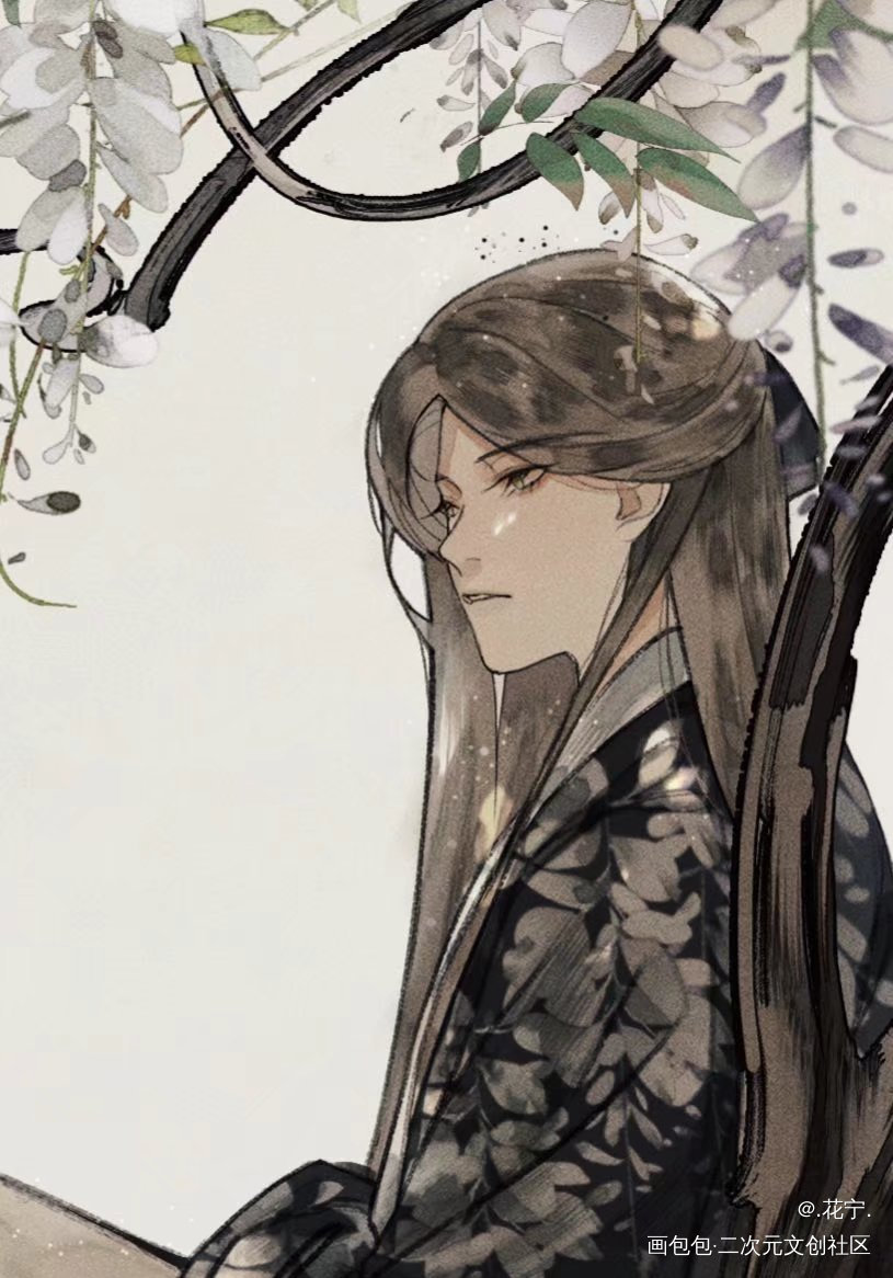 之前的摸鱼_古风摸鱼原创oc绘画作品
