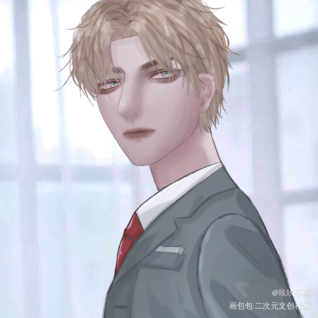 黄昏_间谍过家家头像绘画作品