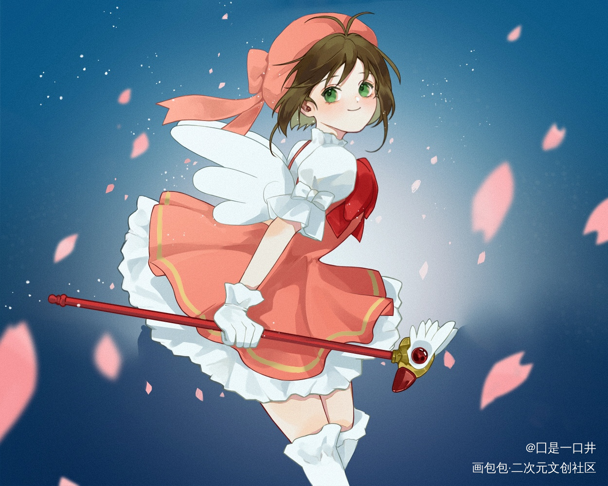 sakura_魔卡少女樱插画绘画绘画作品