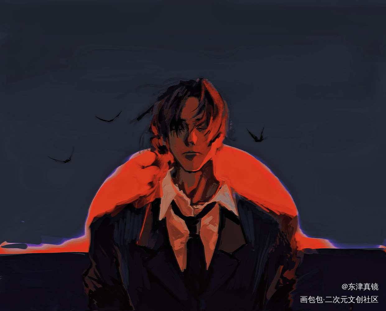 刘丧_盗墓笔记刘丧绘画作品