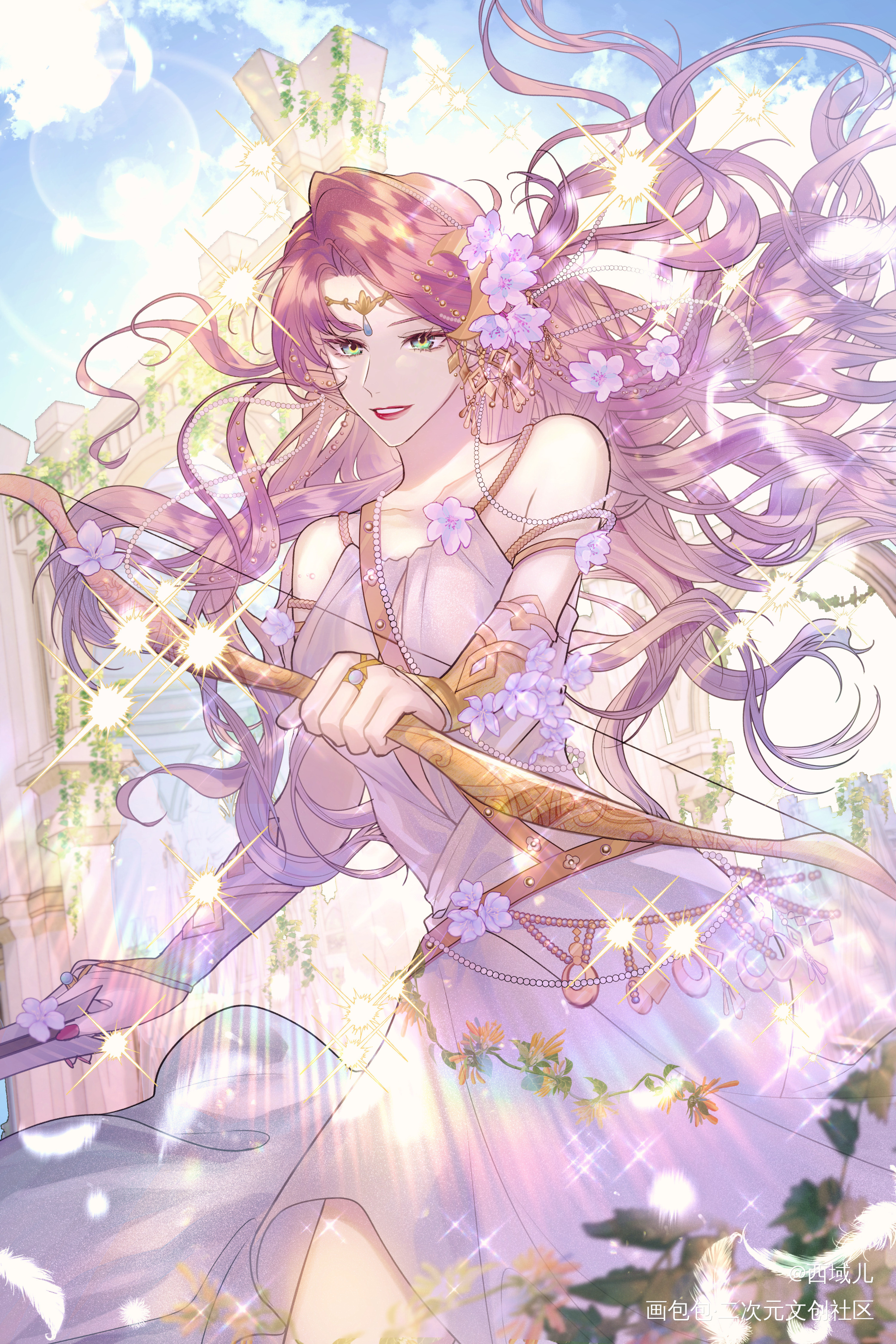 ❤️艾佳❤️_艾佳筑梦公馆板绘绘画作品