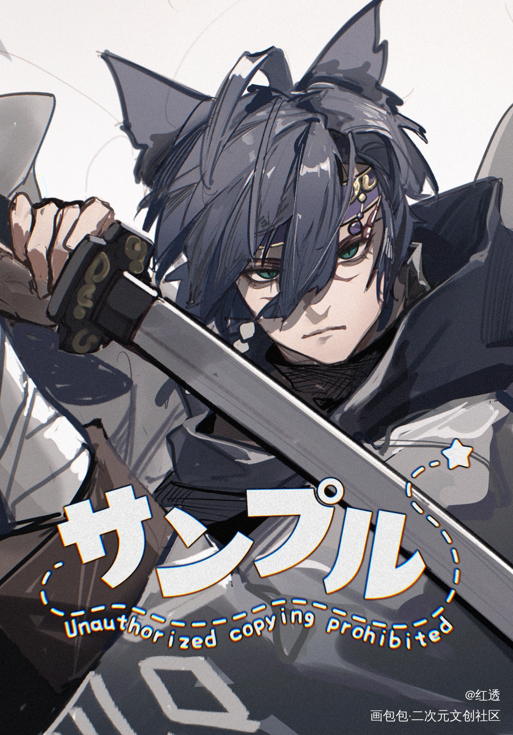 ff14猫男_插画约稿绘画绘画作品