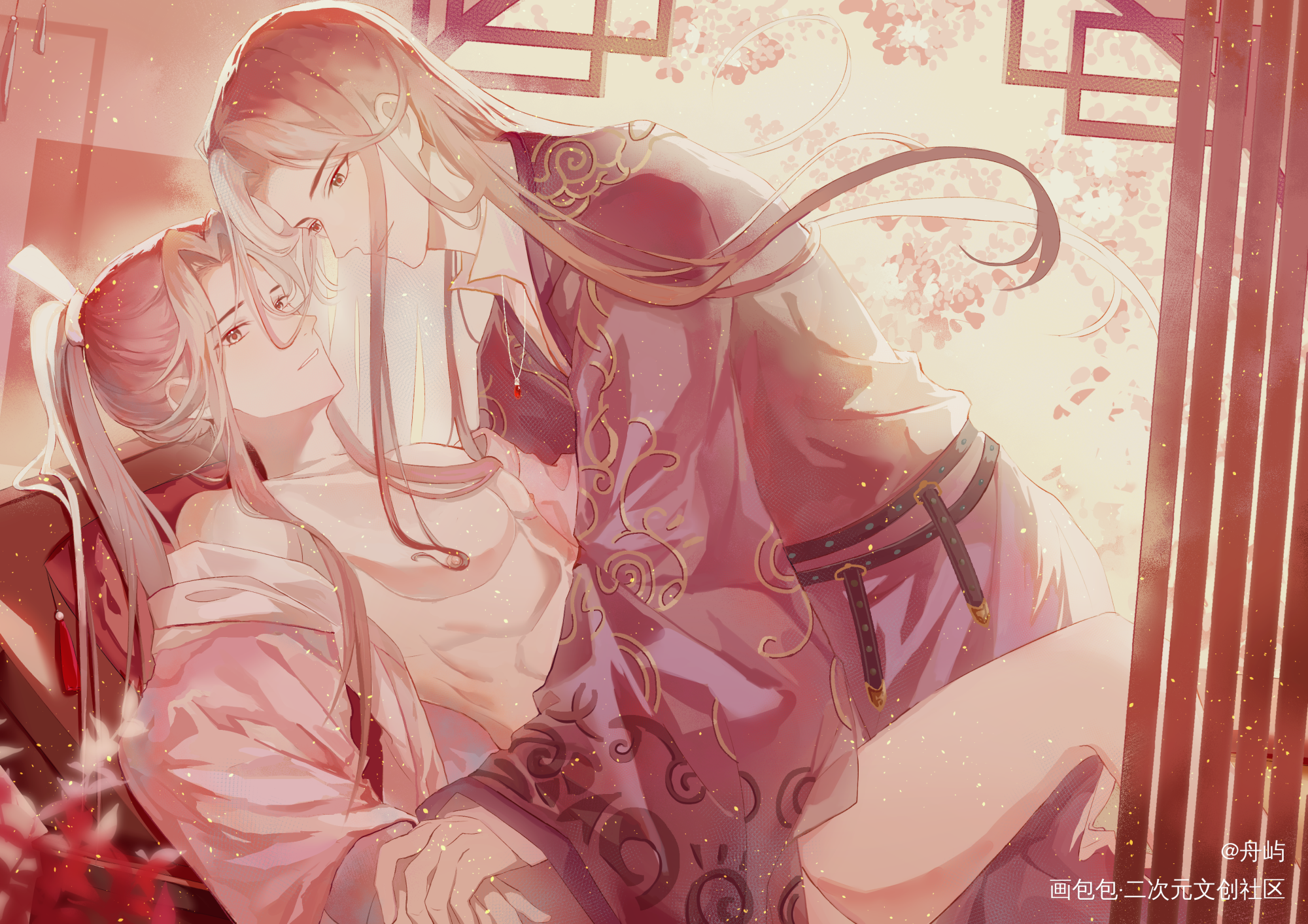 晏沈_山河剑心千秋晏沈绘画作品