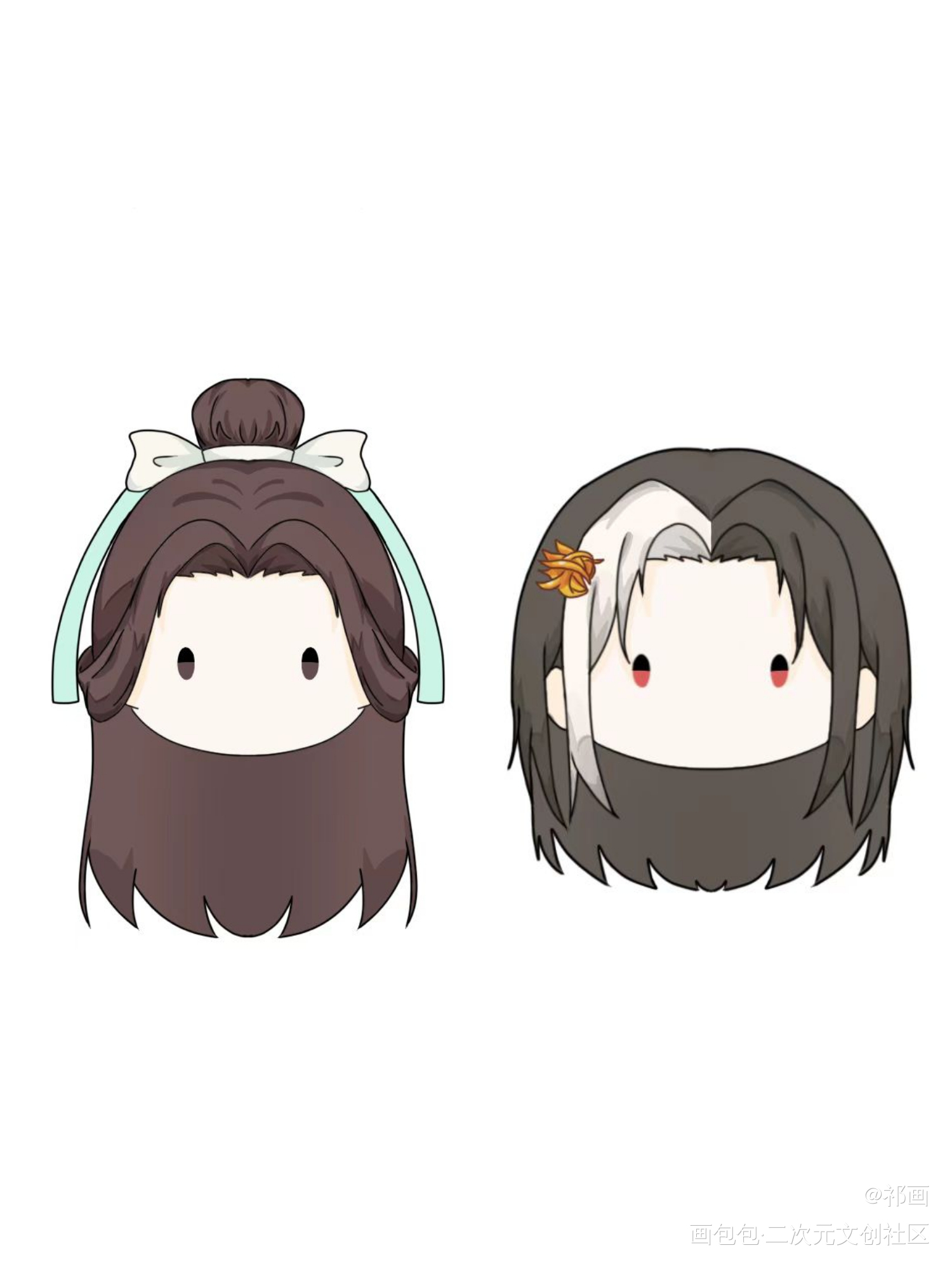 晏沈_山河剑心千秋晏沈绘画作品