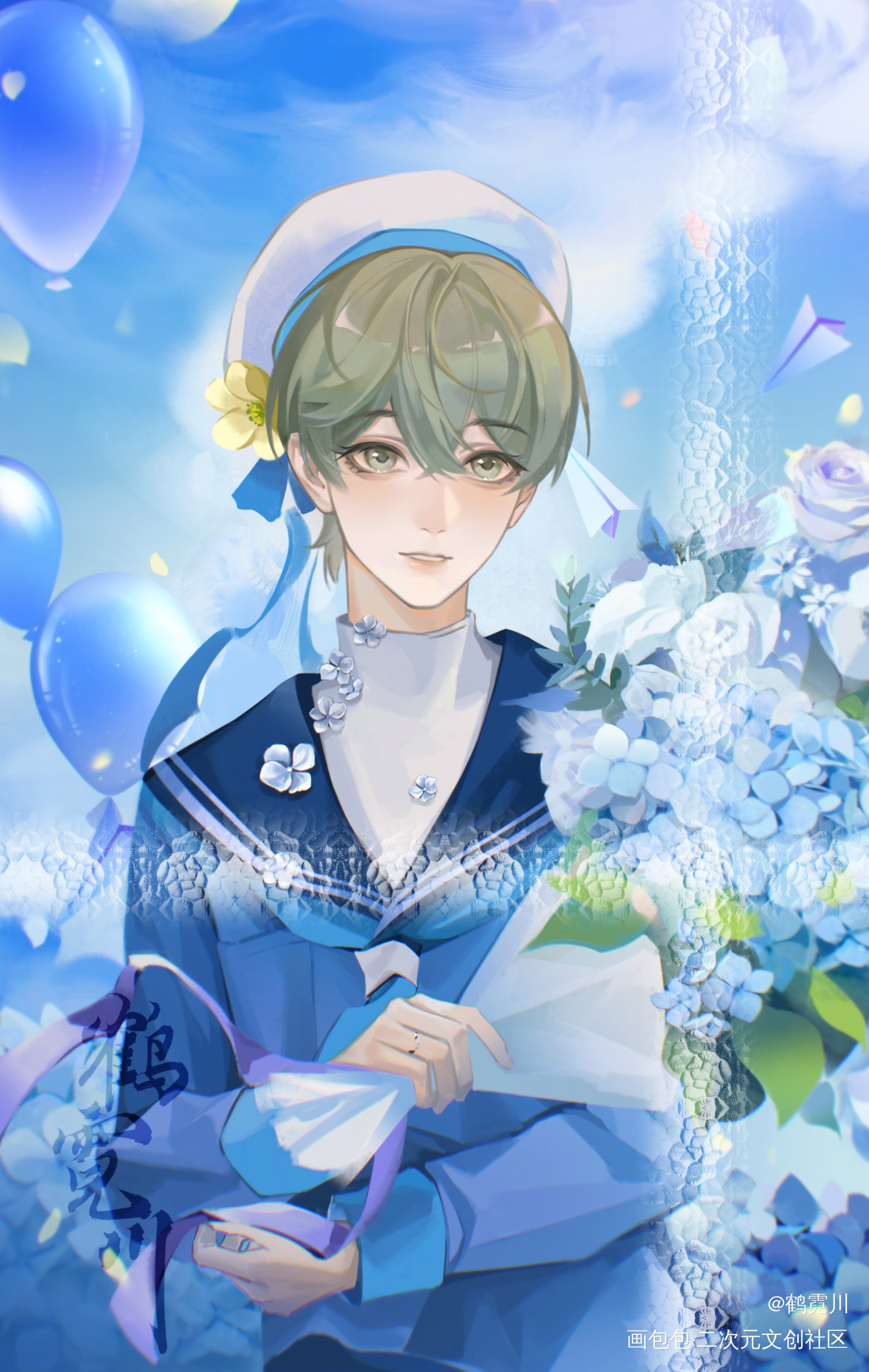 群秀·告白_娘娘腔188男团绘画作品