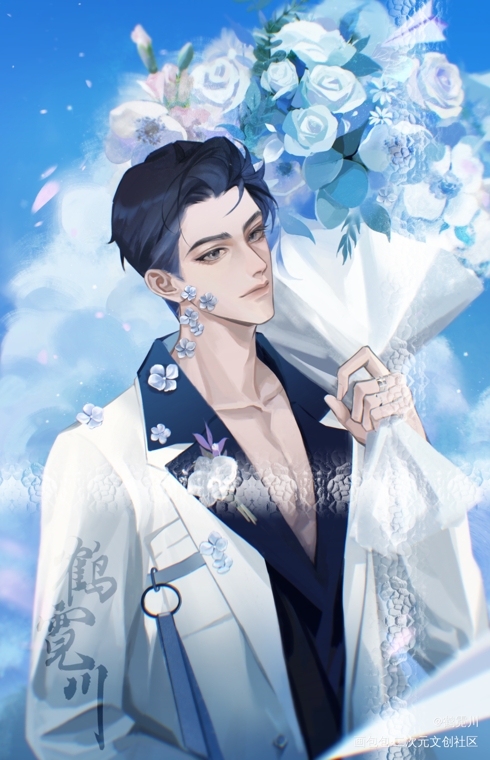 群秀·告白_娘娘腔188男团绘画作品