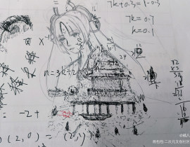摸个美女_绘画作品