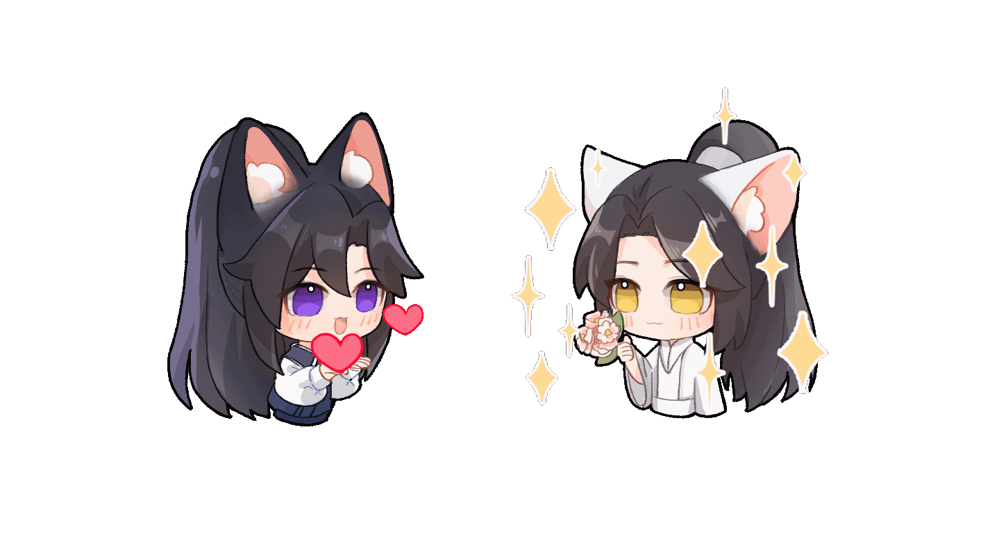 520动图_二哈和他的白猫师尊绘画作品