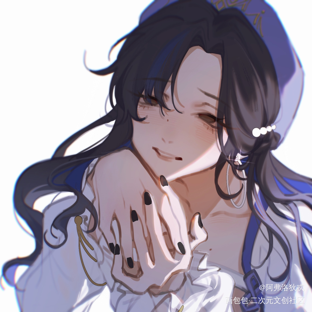 最近在搞oc_板绘涂摸鱼页人设原创人设procreateoc绘画作品