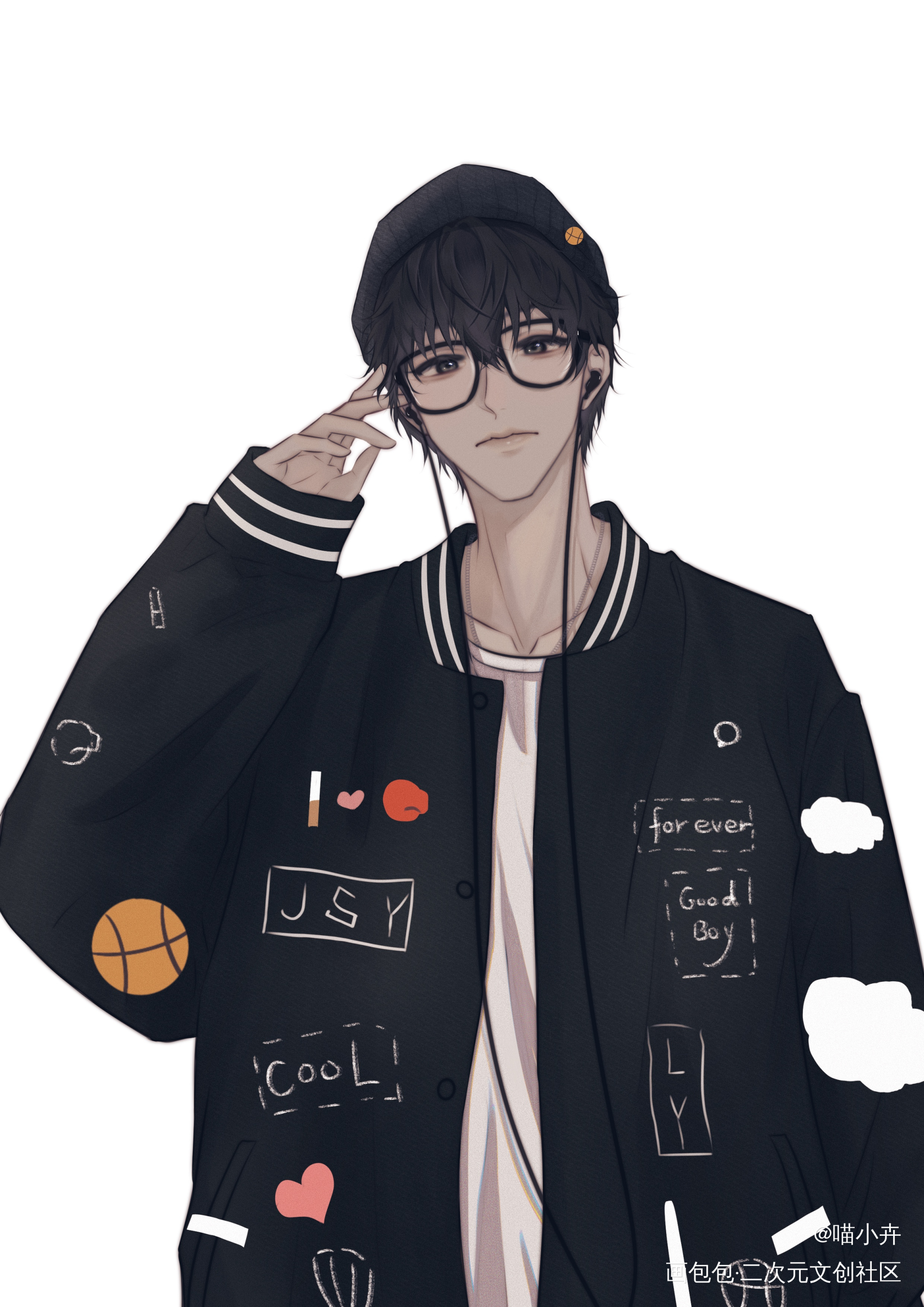 李简_你却爱着一个傻逼188男团李简李玉简隋英平涂绘画作品