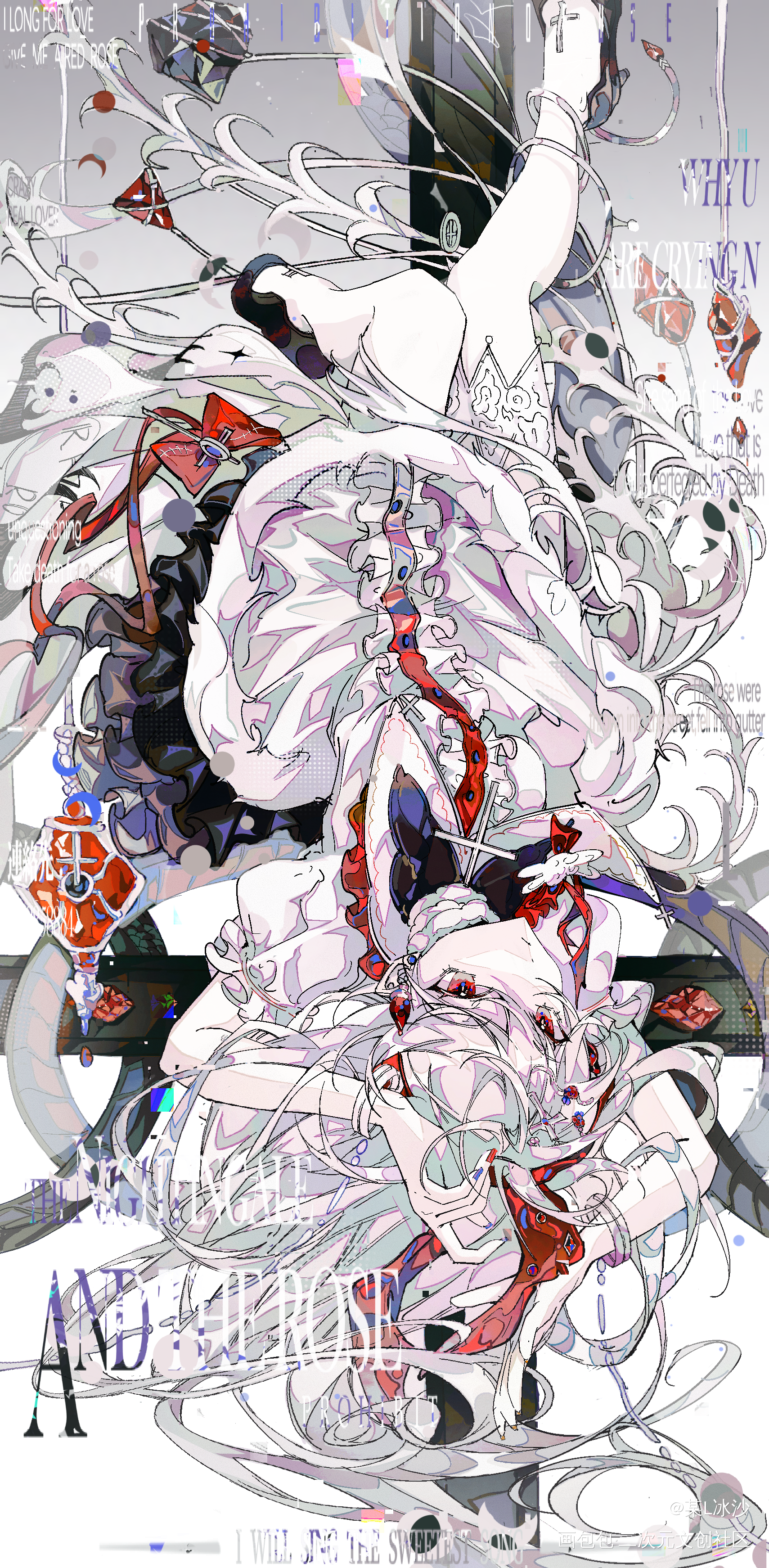 我画完了！！！！！忐忑等回复_人设插画画画约稿二次元壁纸板绘绘画oc绘画作品