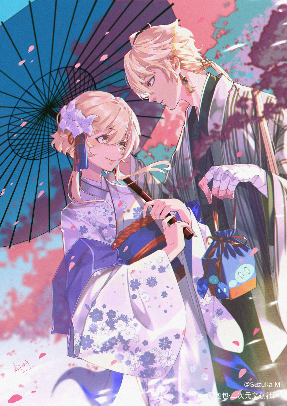 【原神】双子_原神荧空绘画作品