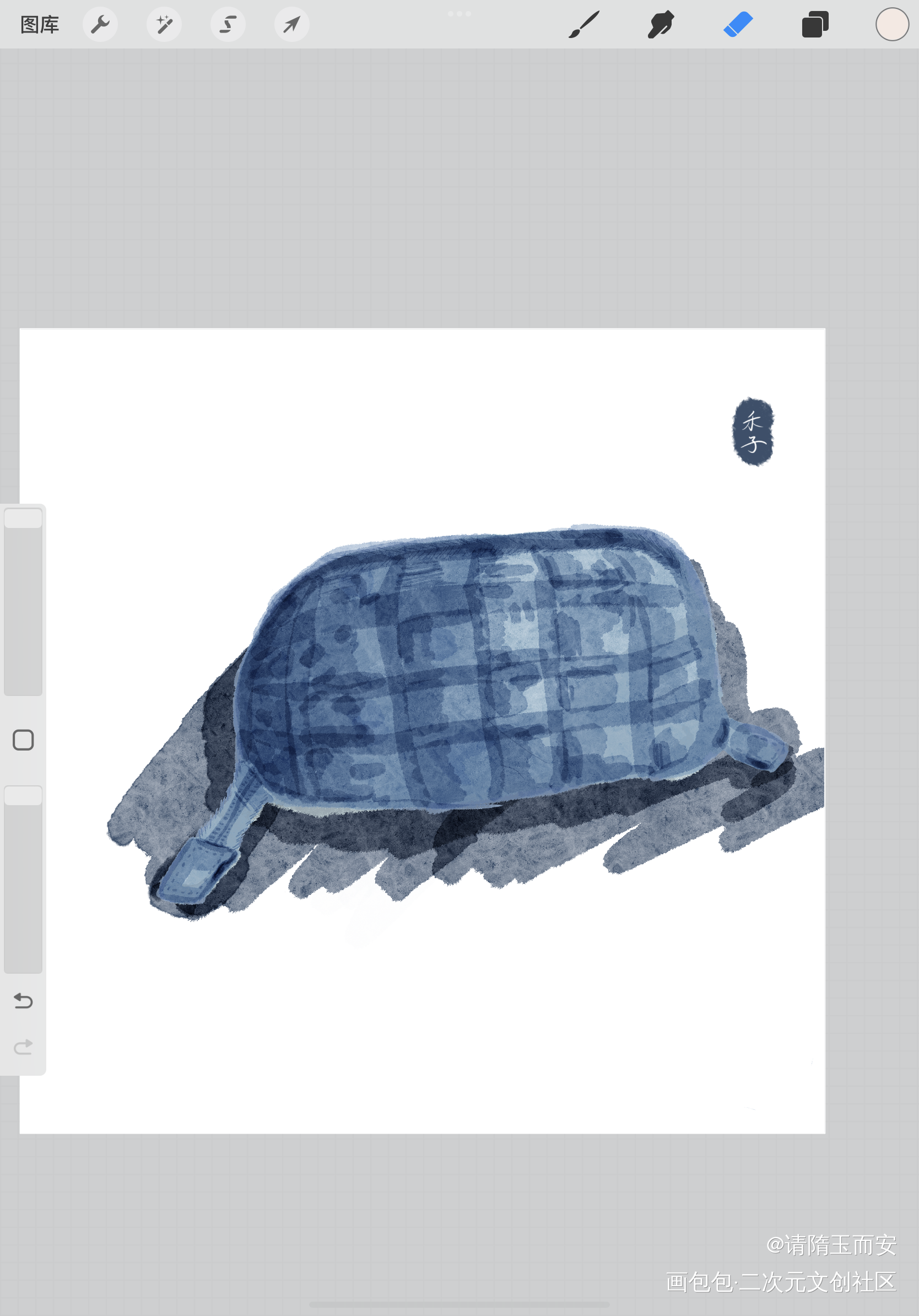_摸鱼页绘画作品