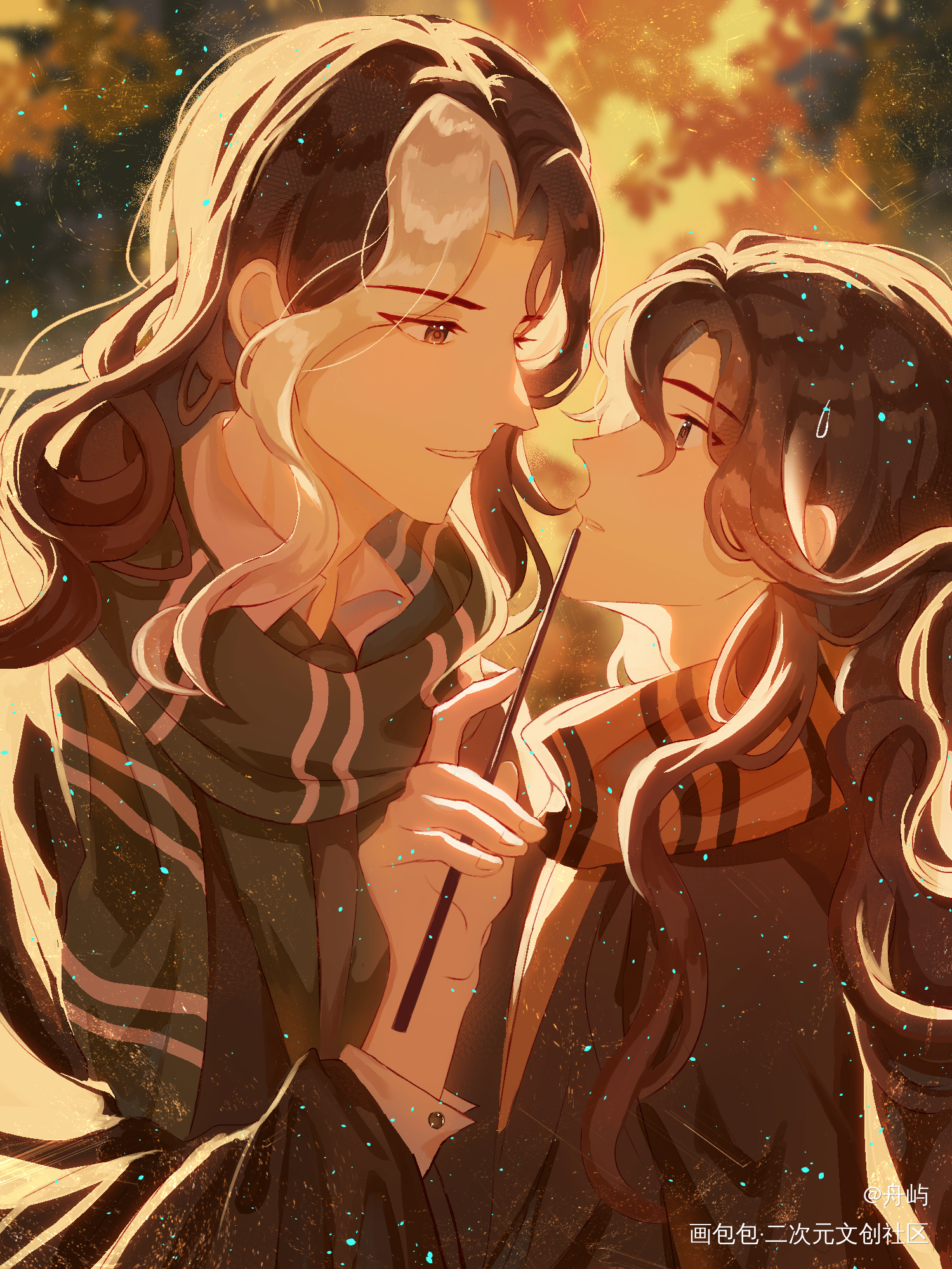 晏沈_山河剑心千秋晏沈绘画作品