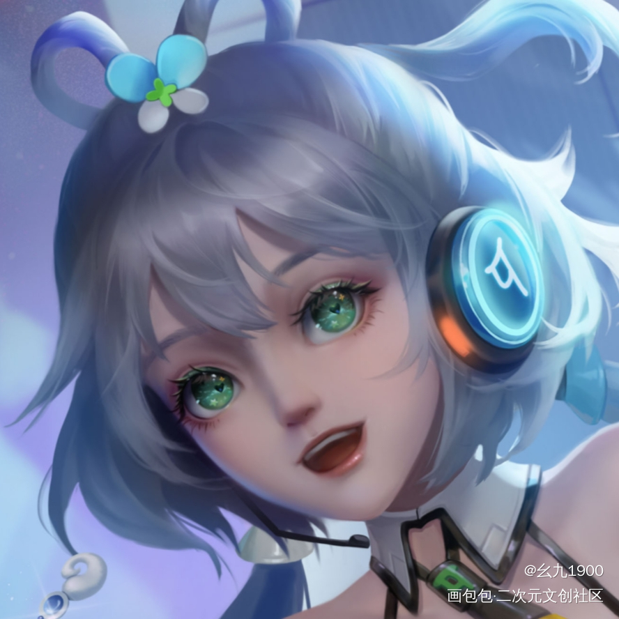 天依，十周年生日快乐！_洛天依厚涂日系我要上首推生日插画同人美宣演唱会绘画作品