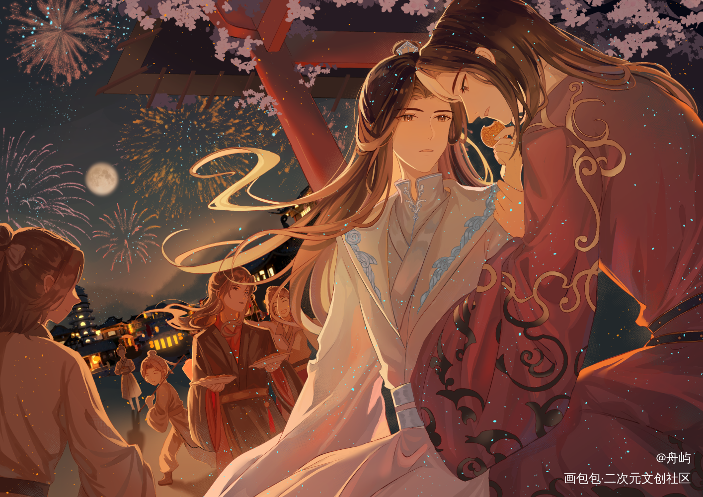 晏沈_山河剑心千秋晏沈绘画作品