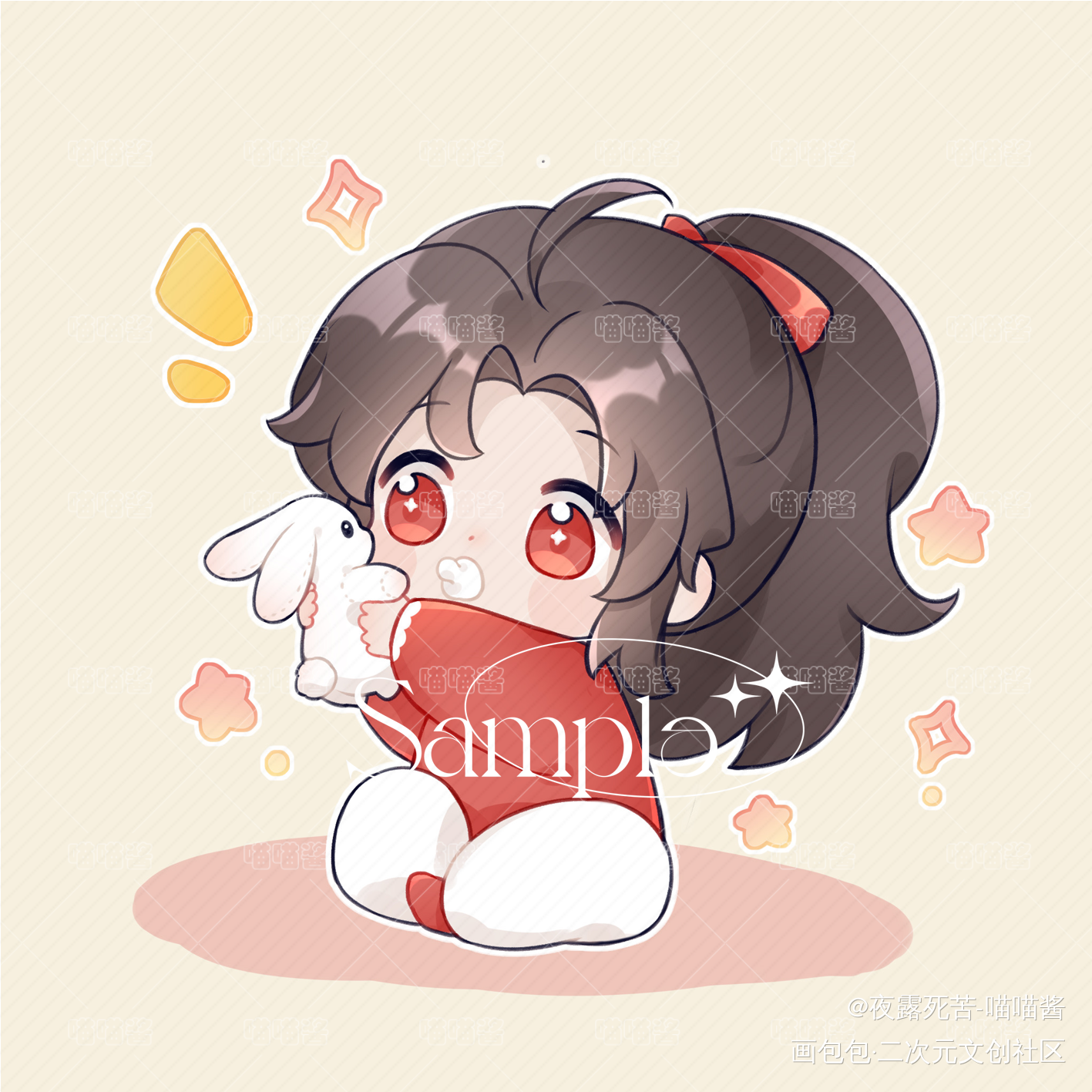 奶羡_魔道祖师忘羡魏无羡绘画作品