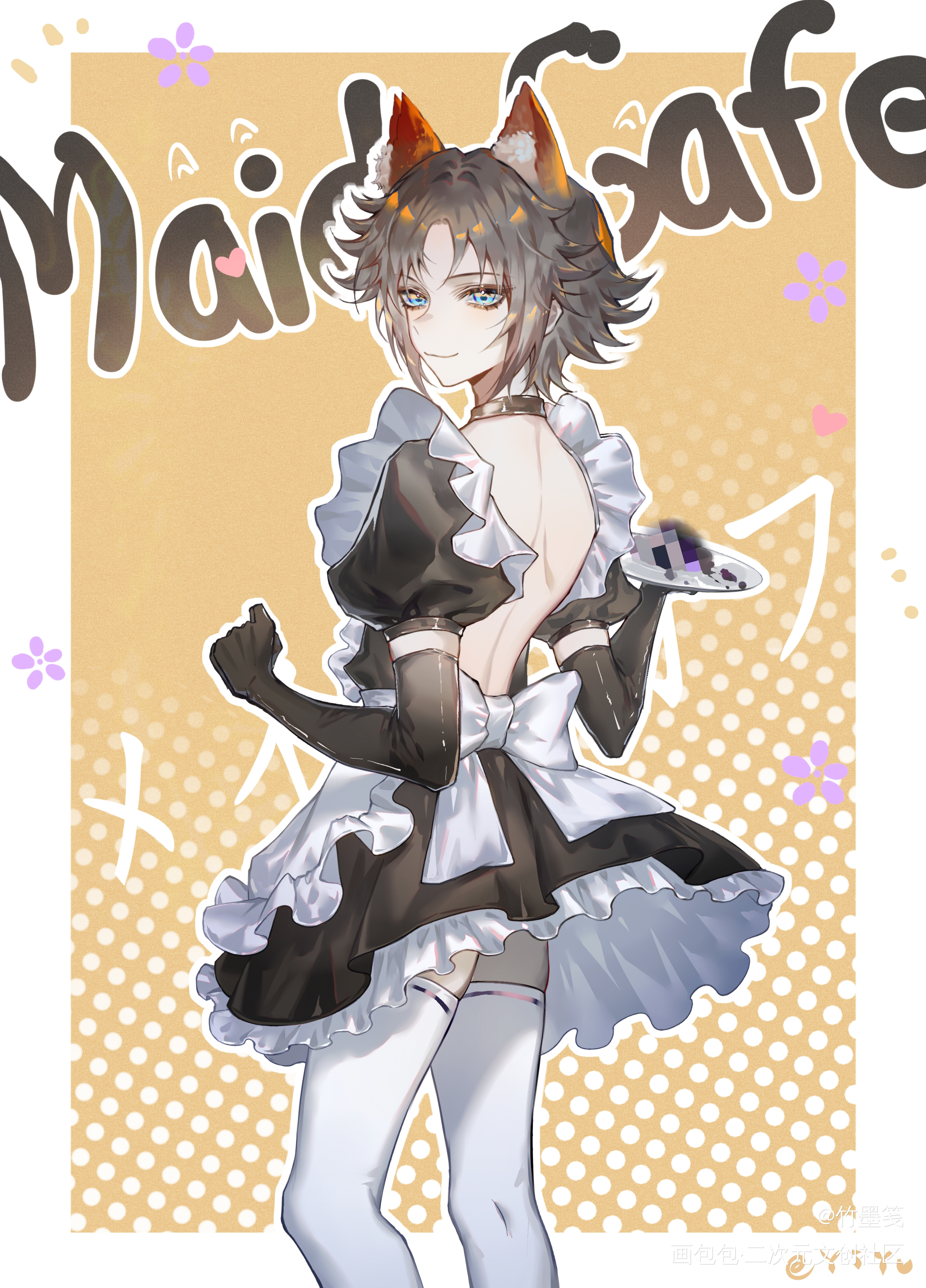 傻子女仆姐妹花（不是）_luxiemLucakaneshiromystarias绘画绘画作品