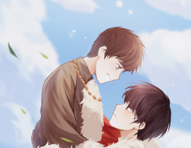 藏袍少年_绘画作品