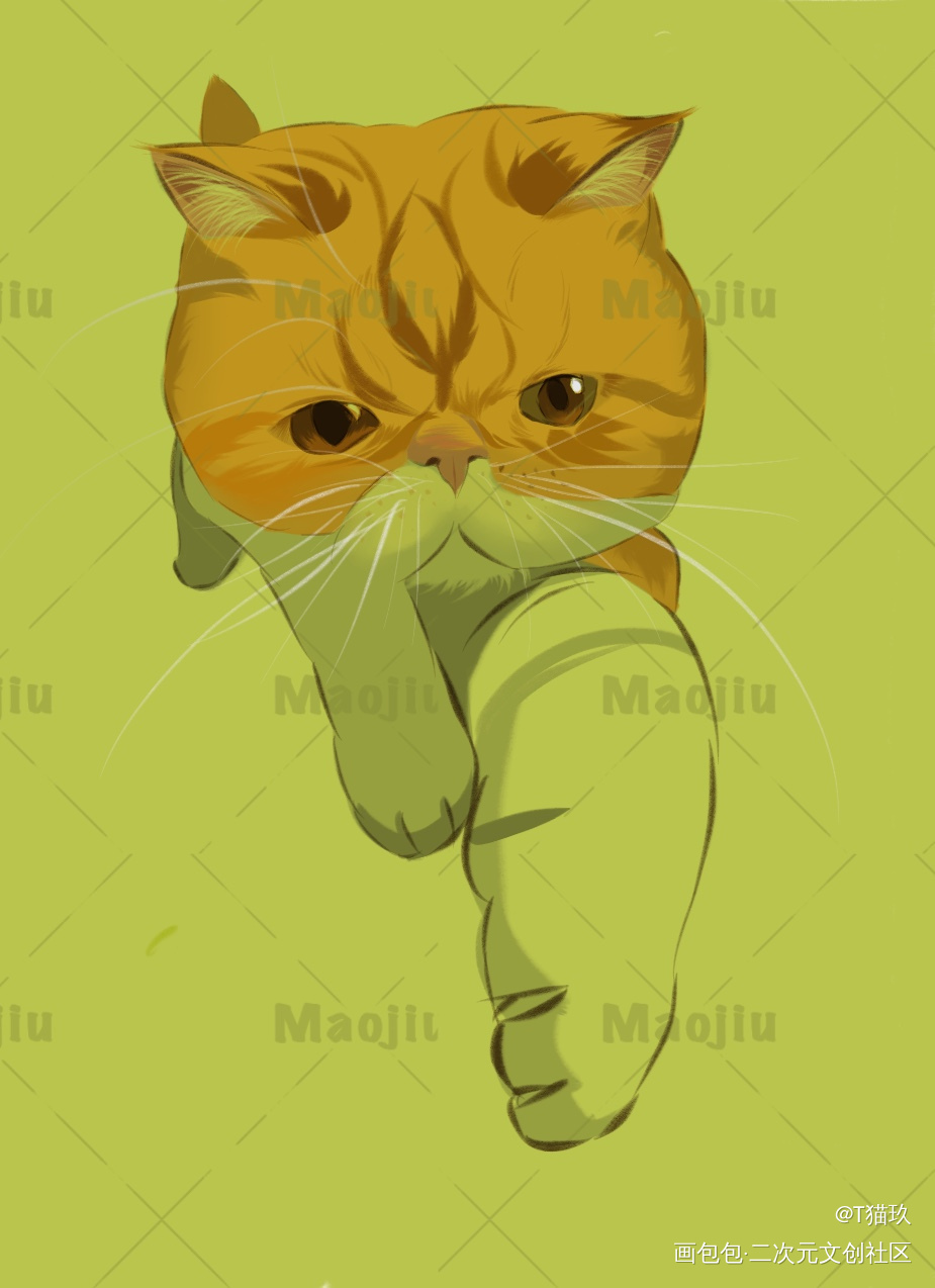 姨姨们快来吸一口 都凑上来了_厚涂平涂板写绘画作品
