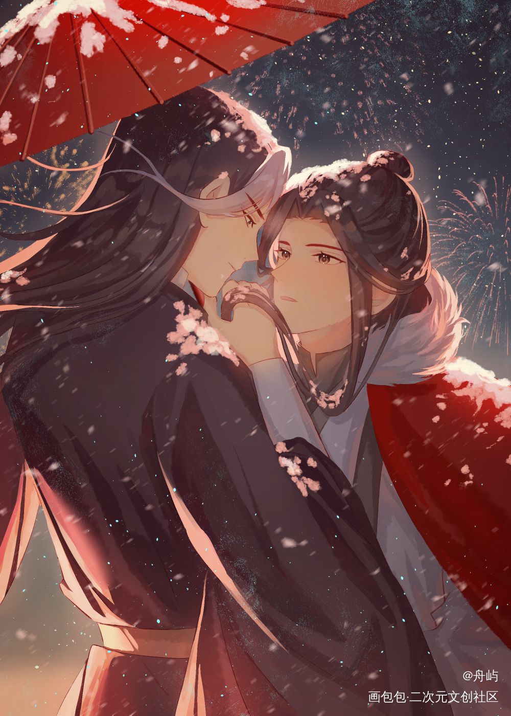晏沈_山河剑心千秋晏沈绘画作品