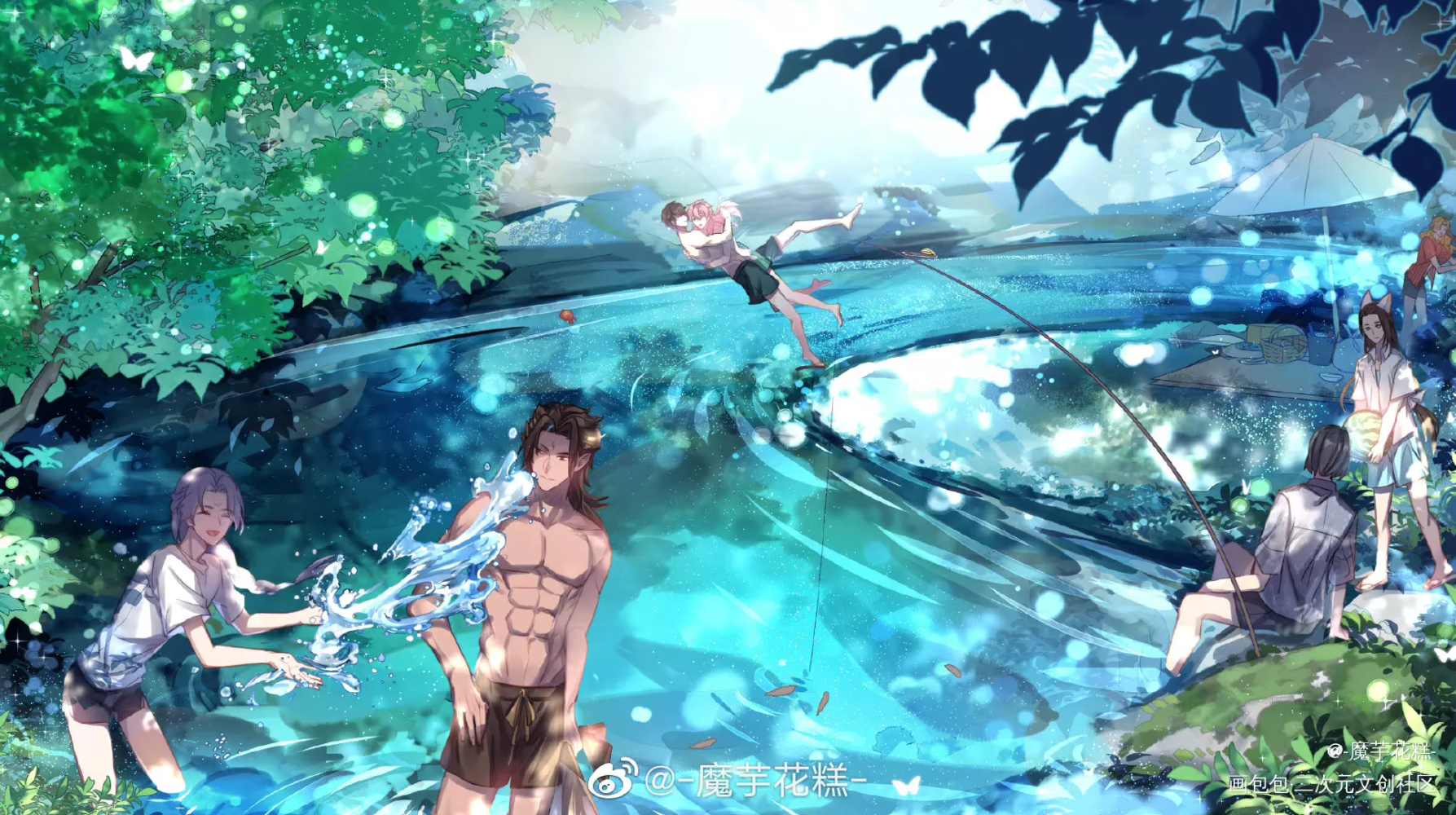_天宝伏妖录插画同人天宝伏妖录动画绘画作品