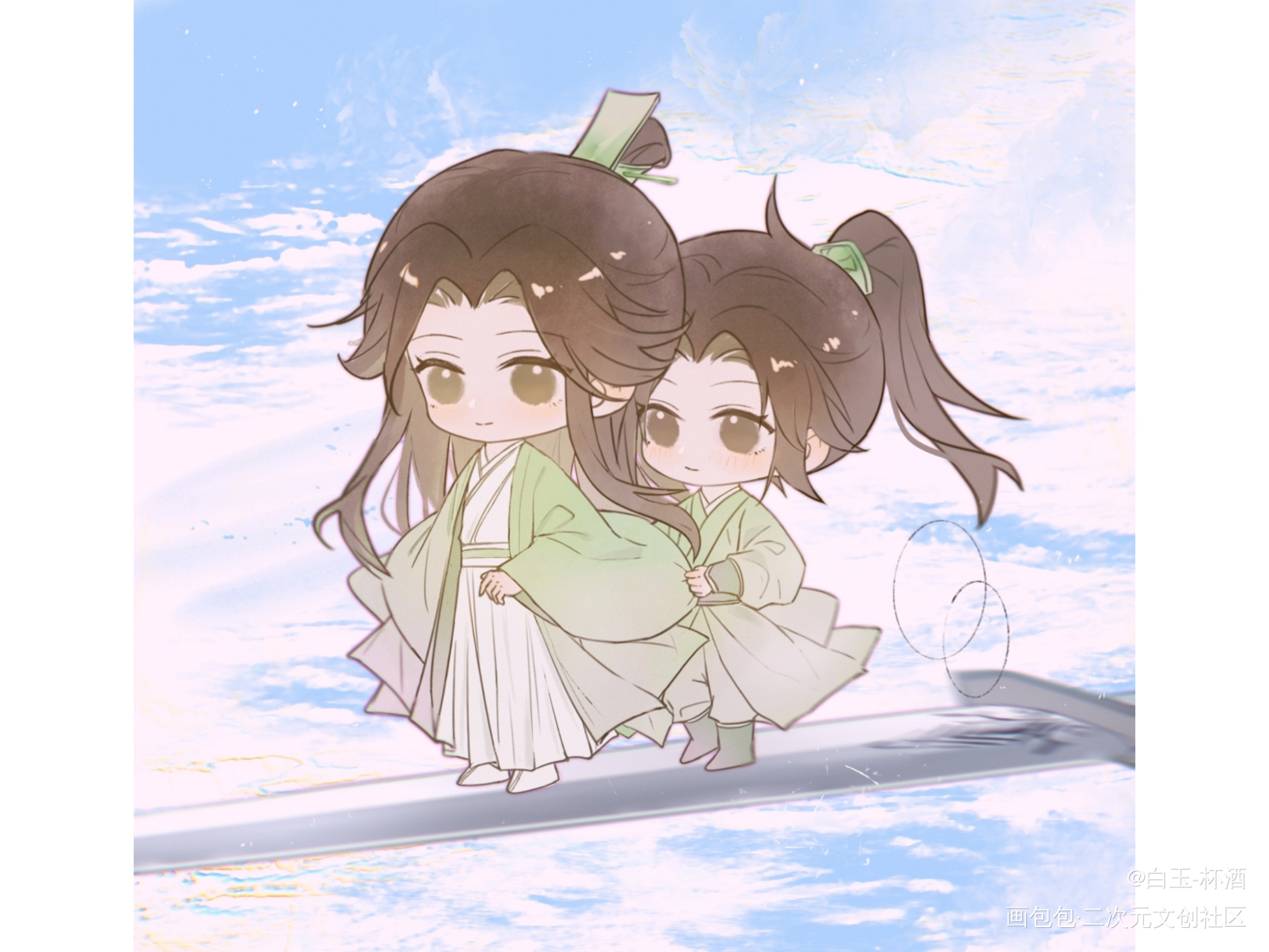 _人渣反派自救系统冰秋绘画作品