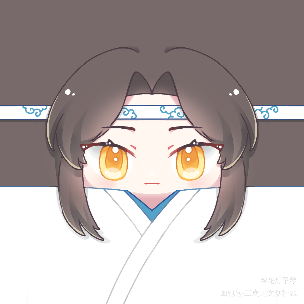 叽团子_魔道祖师忘羡蓝忘机Q版绘画作品