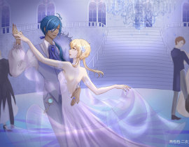 与我共舞一曲_绘画作品