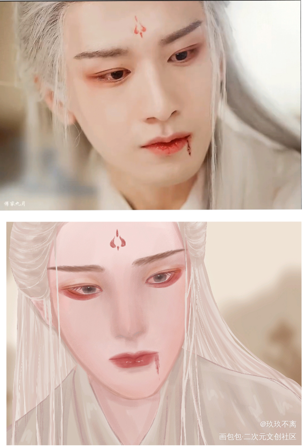 妆造真的好美_古风头像二创绘画作品