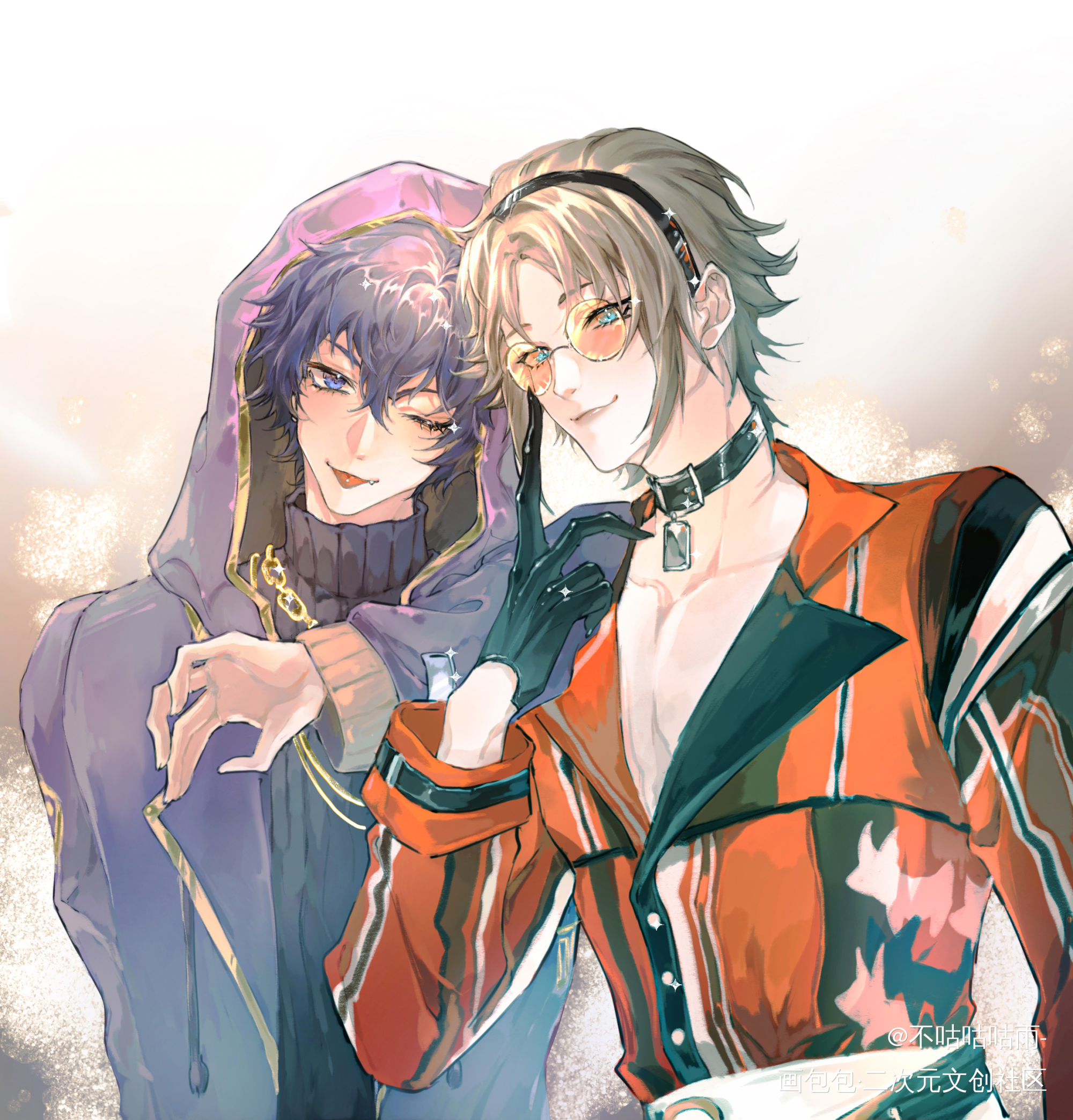 狐朋狗友_虚拟主播shotomystarias绘画作品