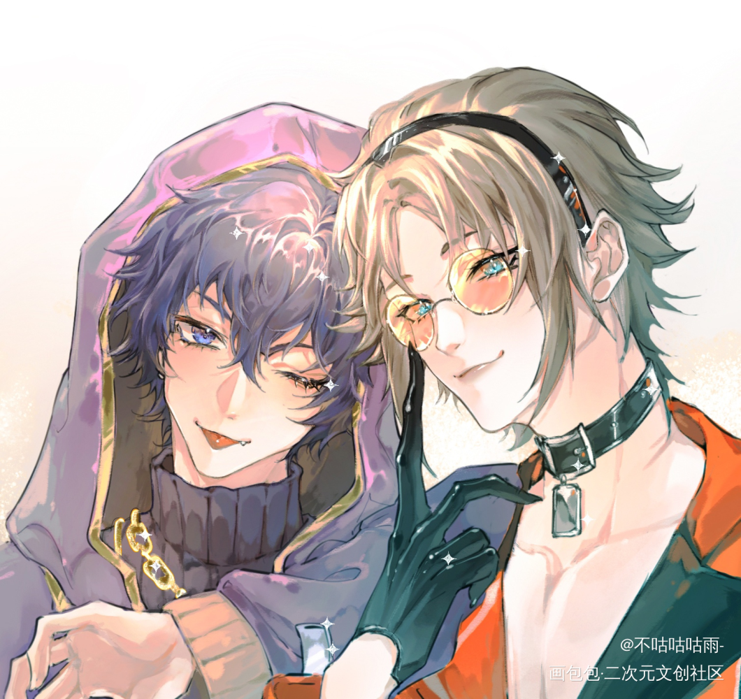 狐朋狗友_虚拟主播shotomystarias绘画作品