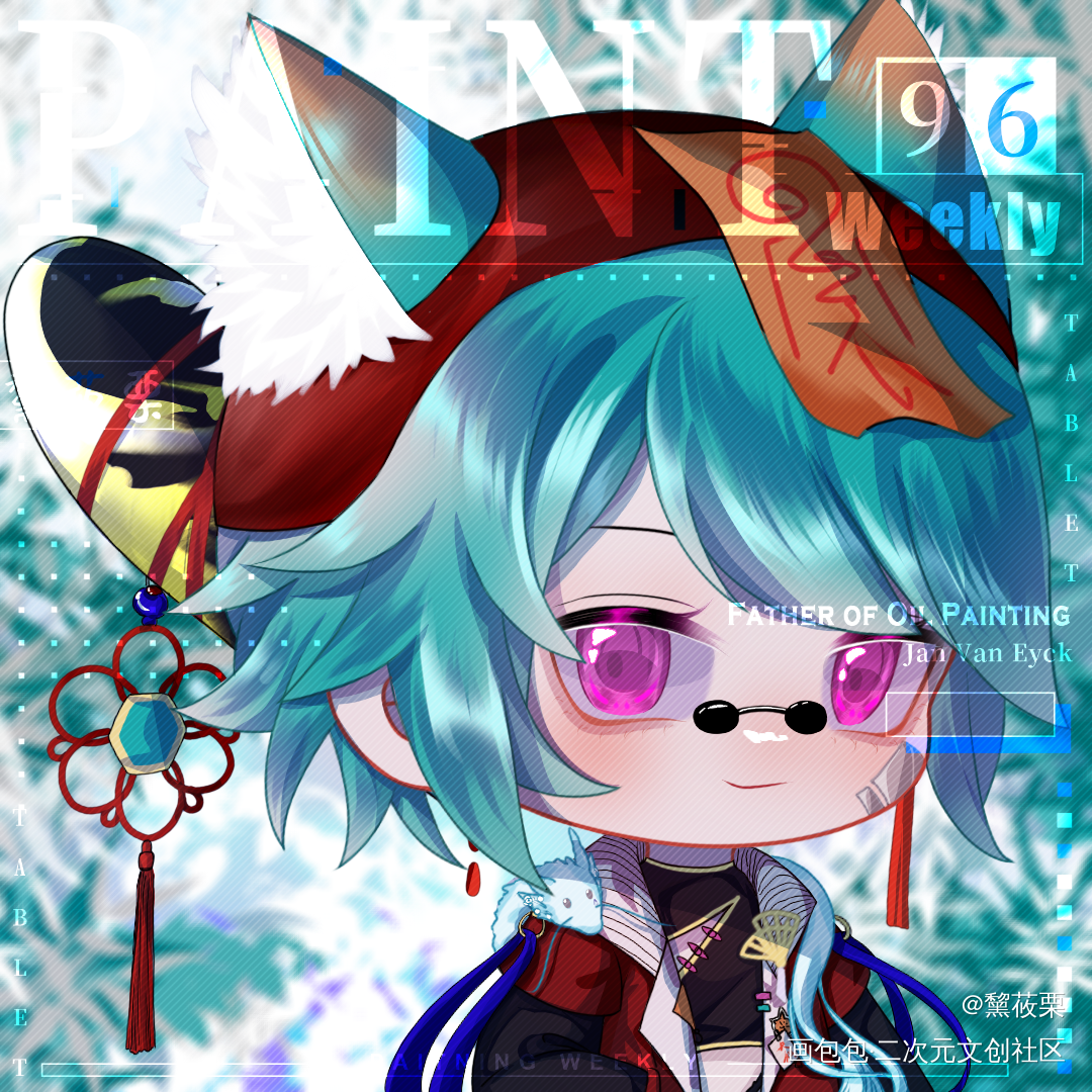 稿_平涂Q版头像同人付费委托绘画作品