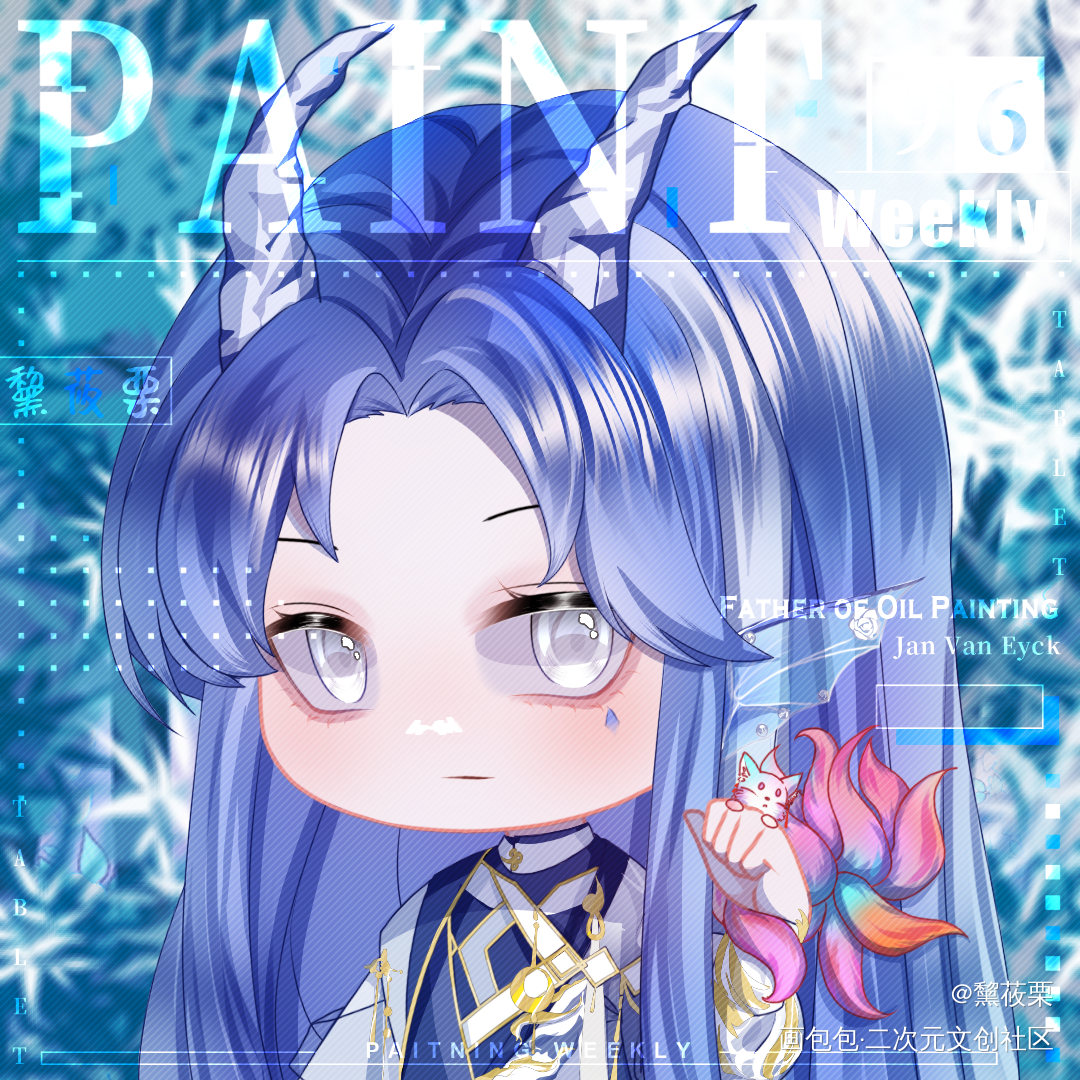 稿_平涂Q版头像同人付费委托绘画作品