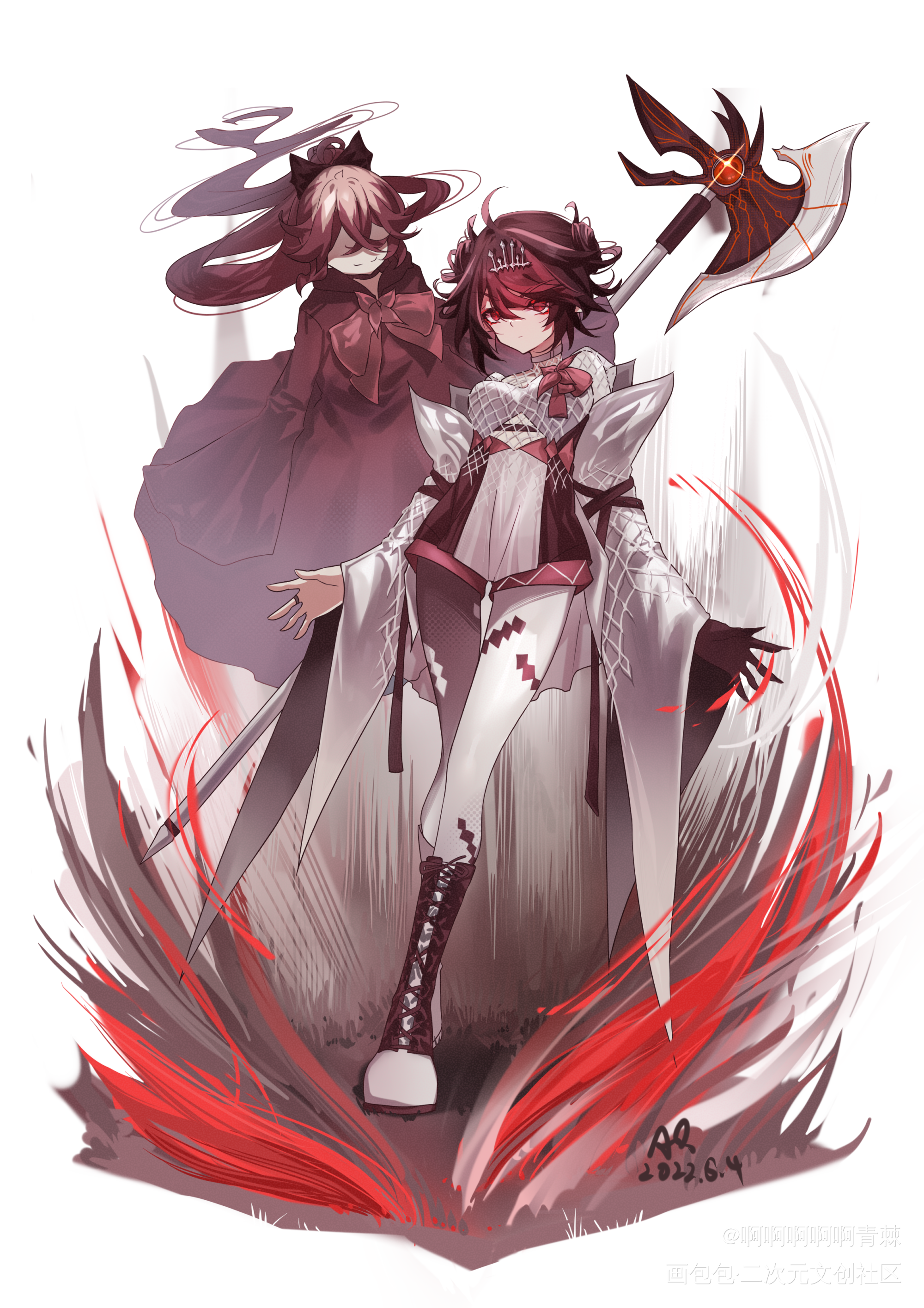 oc_个人设计插画创意原创角色插画二次元板绘绘画作品