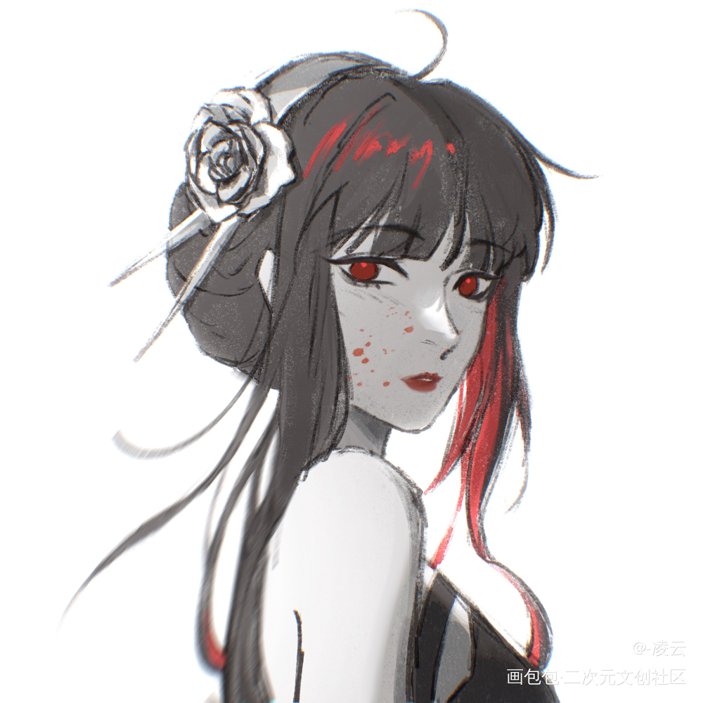 老婆（星星眼_间谍过家家约尔摸鱼绘画作品