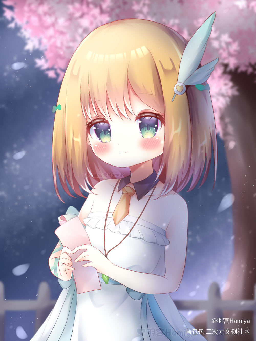 插画展示｜illust_虚拟主播日系插画同人原创oc绘画作品