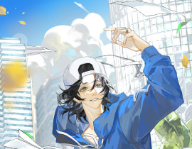 drb同人｜想抓住春日_绘画作品